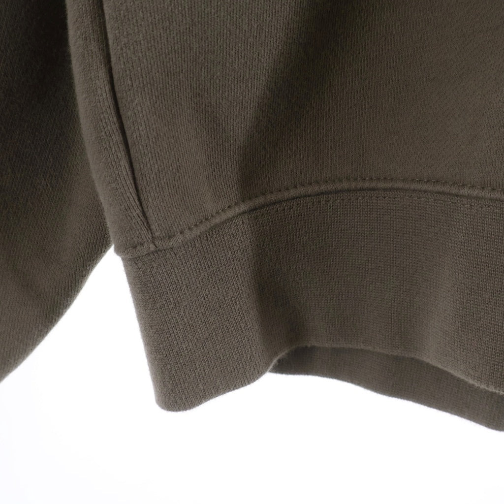 FEAR OF GOD ESSENTIALS(フィアオブゴッド エッセンシャルズ) MOCK NECK SWEATSHIRT リフレクターロゴ モックネックスウェットトレーナー ベージュ