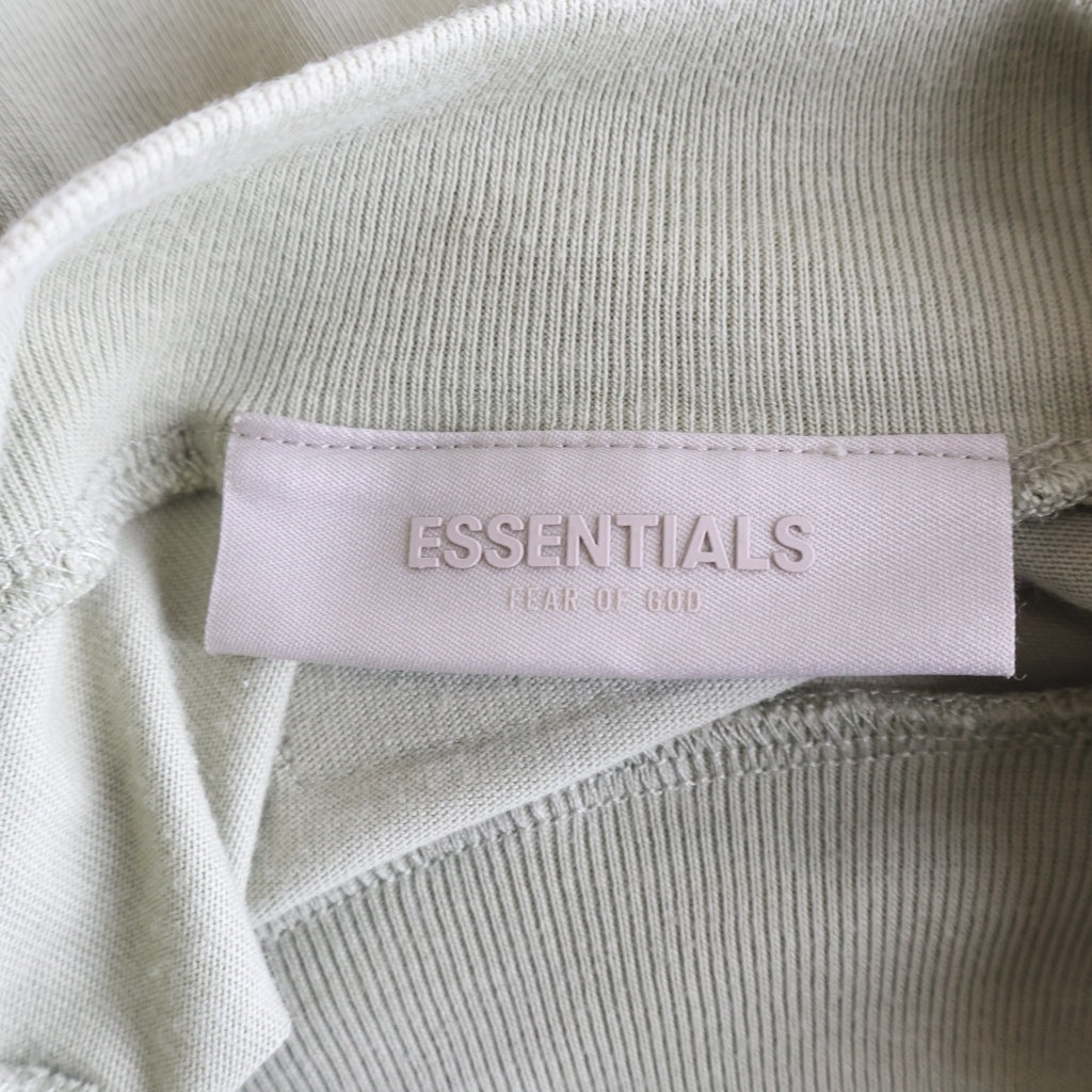 FEAR OF GOD ESSENTIALS(フィアオブゴッド エッセンシャルズ) L/S T-SHIRT フェルトロゴ 長袖Tシャツ ロンT カーキ