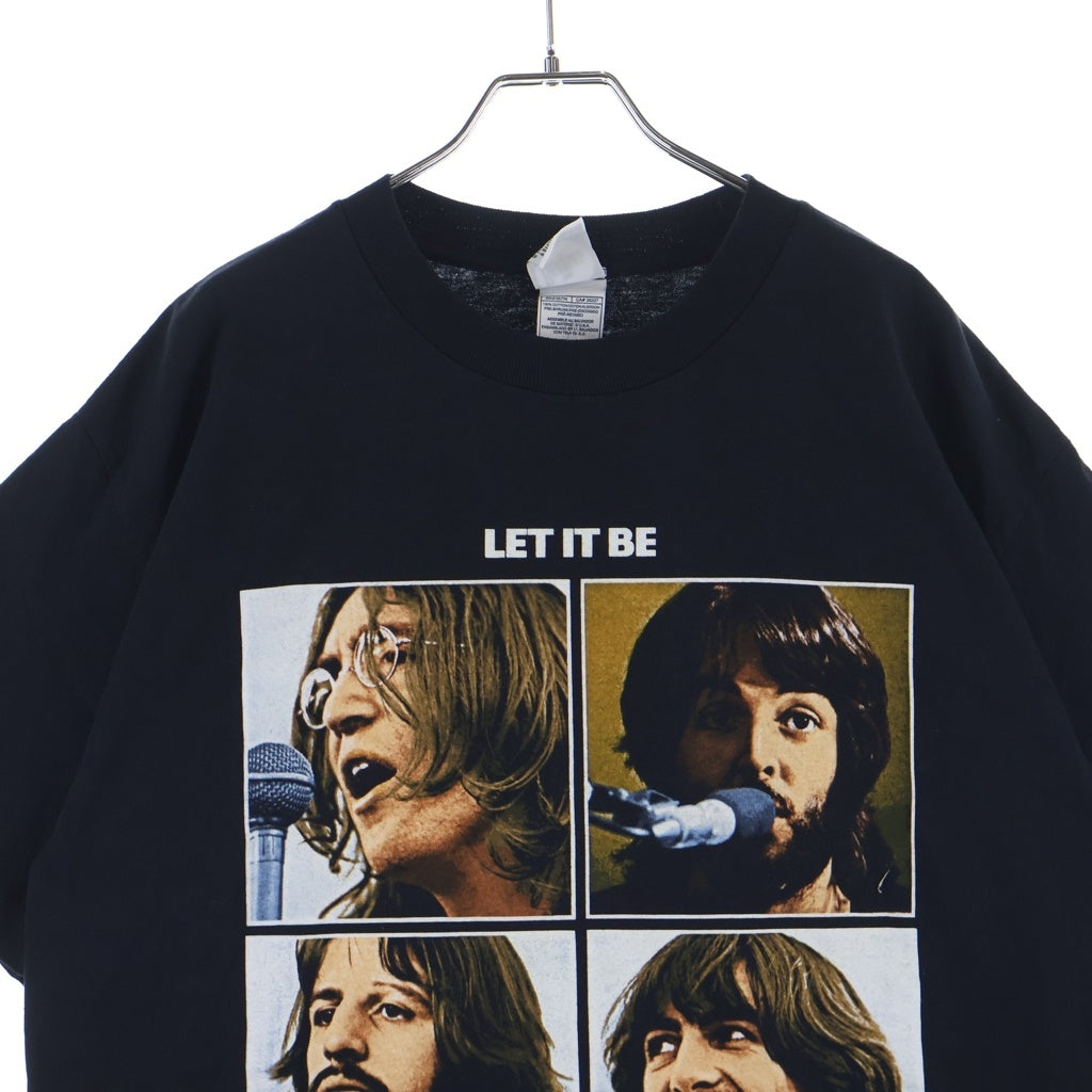 VINTAGE(ヴィンテージ) 00S The Beatles Let It Be ビートルズ レットイットビー 半袖Tシャツ ブラック