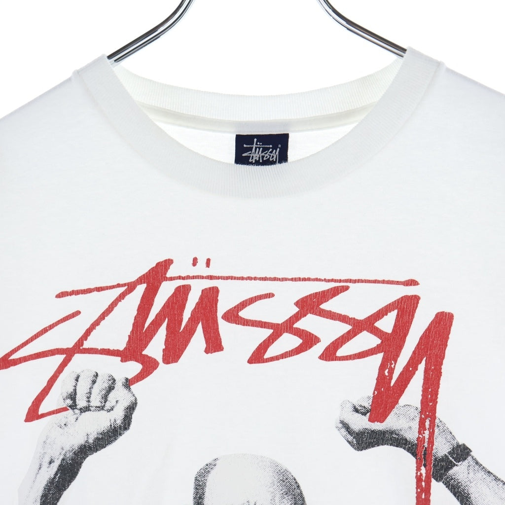 STUSSY(ステューシー) 00s OLD Stand Firm Print Tee オールド ロゴプリント 半袖Tシャツ カットソー ホワイト