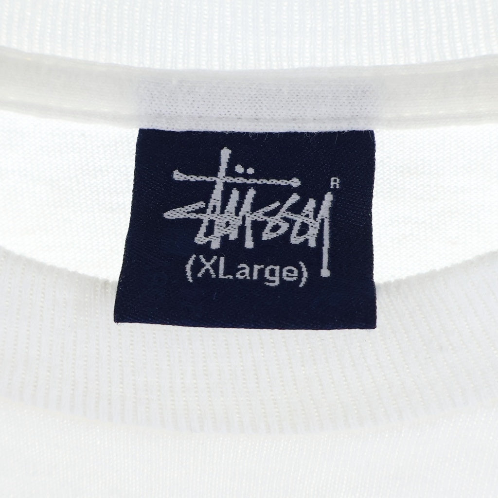 STUSSY(ステューシー) 00s OLD Stand Firm Print Tee オールド ロゴプリント 半袖Tシャツ カットソー ホワイト
