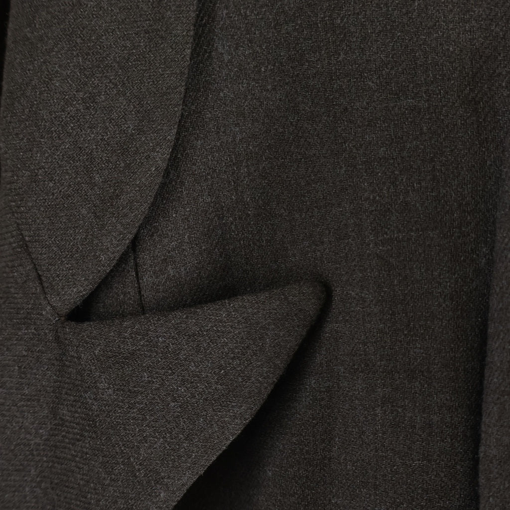 CHANEL BOUTIQUE(シャネルブティック) 80s VINTAGE Tailored Jacket ヴィンテージ クローバーボタン ダブルブレスト テーラードジャケット ショートコート ブラウン レディース