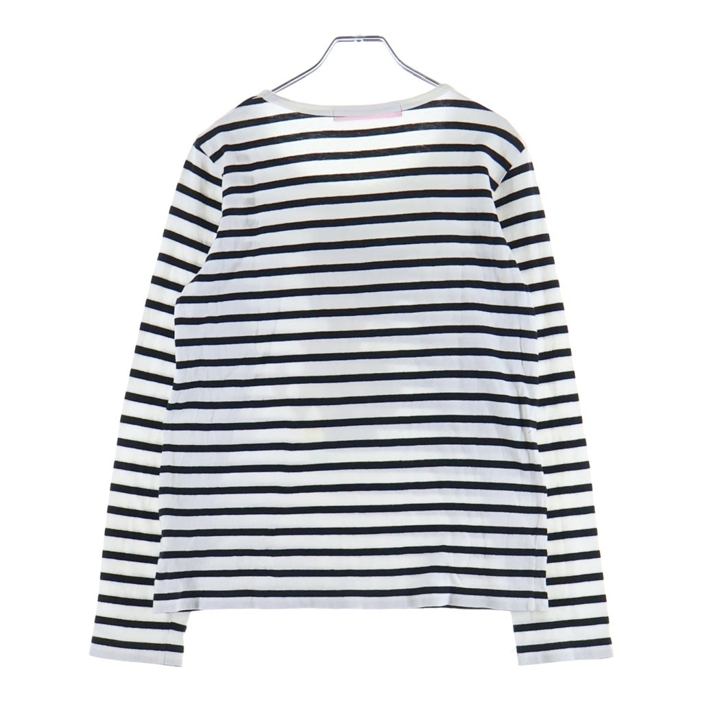 JUNYA WATANABE COMME des GARCONS(ジュンヤワタナベ コムデギャルソン) 03SS ×古武家賢太郎 アートグラフィック ボーダーTシャツ 長袖カットソー