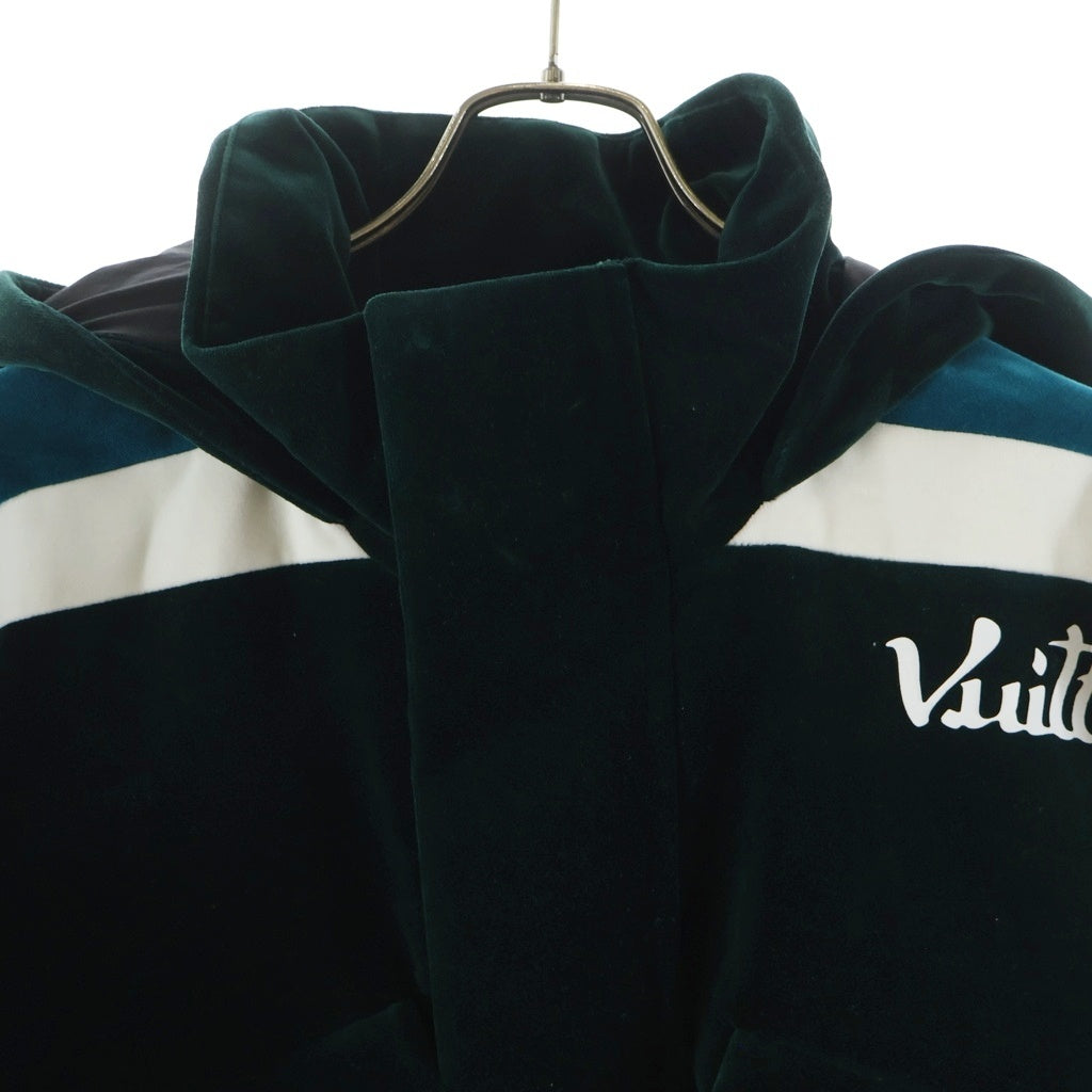 LOUIS VUITTON(ルイヴィトン) 22AW TECNICAL TAPED WIDNBRAKER テクニカルテープドベロアウインドブレーカーブルゾン グリーン RM222 PR2 HNB95E