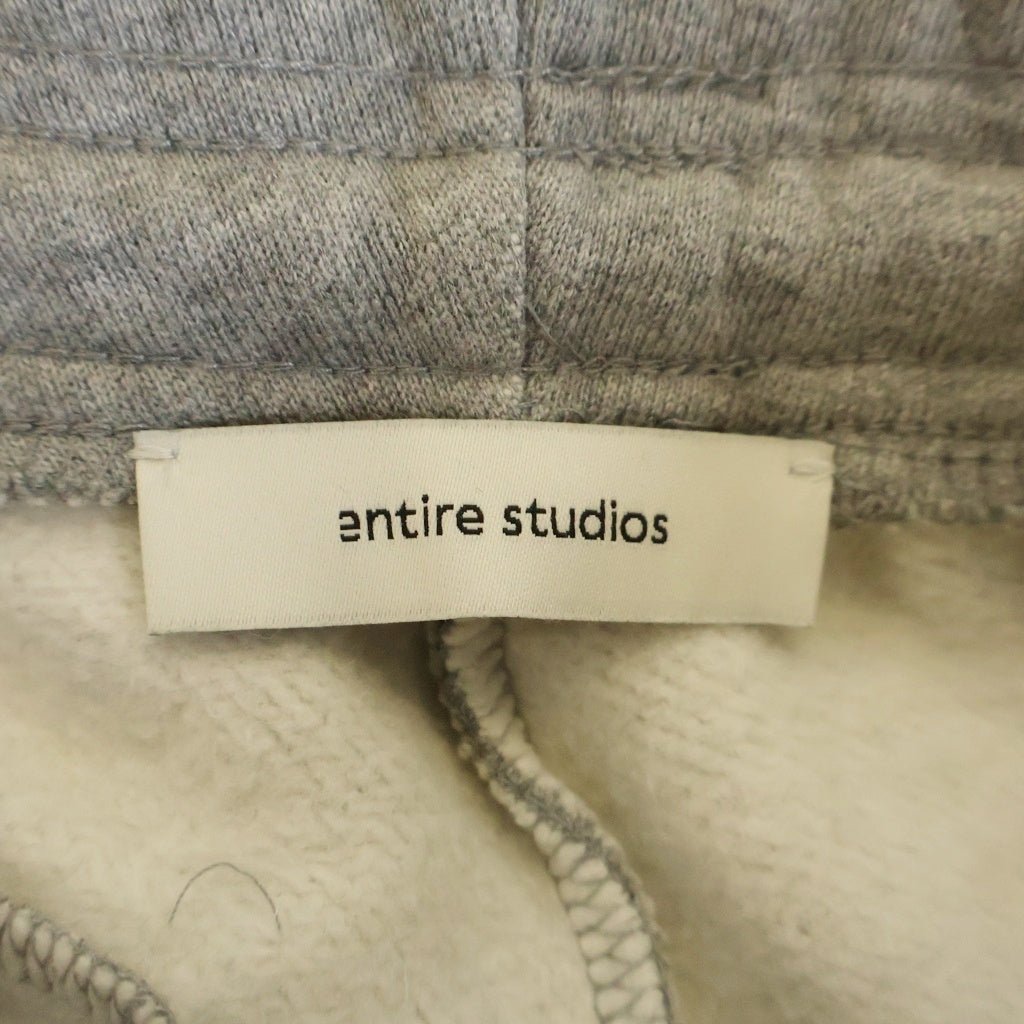 entire studios(エンタイア スタジオ) STRAIGHT LEG SWEATPANT スウェットパンツ グレー UNU-25-3017