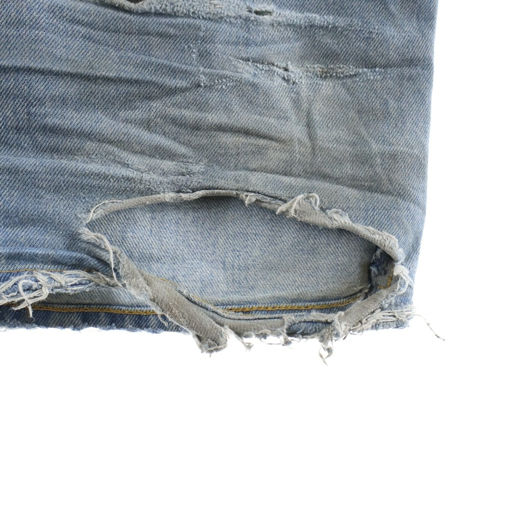 BALENCIAGA(バレンシアガ) 23AW Patched Pocket Baggy Denim Pants ポケット バギー デニム パンツ 汚れ加工 インディゴ 751111 TDW14 3359