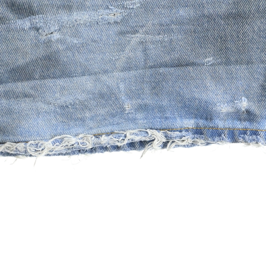 BALENCIAGA(バレンシアガ) 23AW Patched Pocket Baggy Denim Pants ポケット バギー デニム パンツ 汚れ加工 インディゴ 751111 TDW14 3359