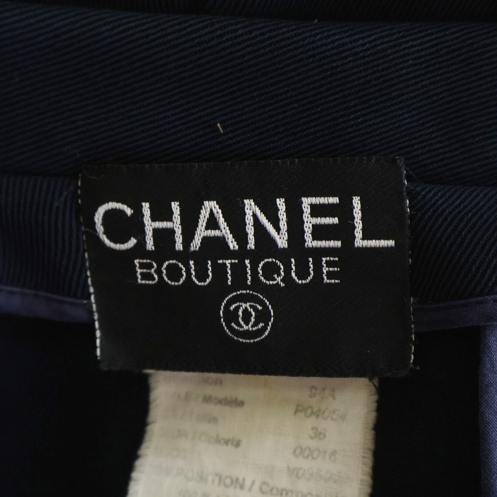 CHANEL BOUTIQUE(シャネルブティック) 94A VINTAGE Wool Jacket ヴィンテージ ココマークボタン ジャケット ネイビー P04064 レディース