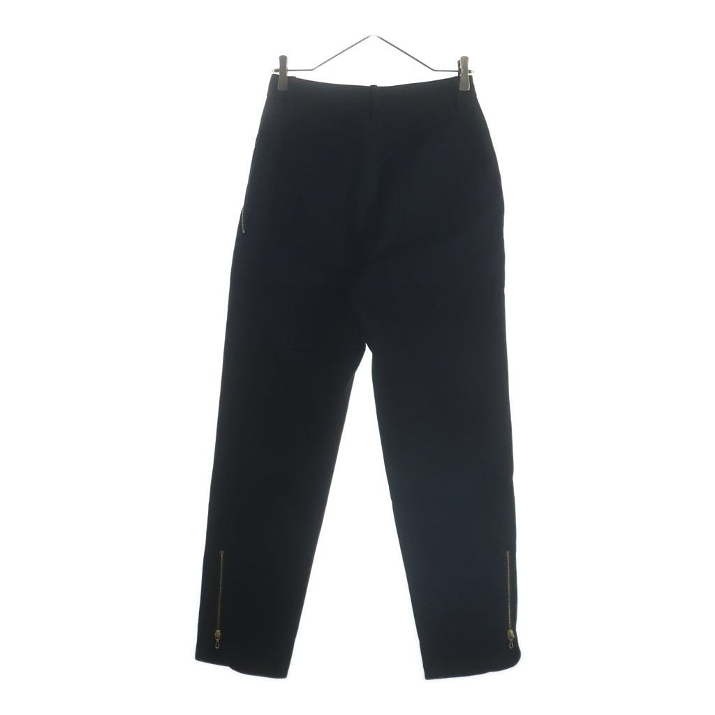 CHANEL BOUTIQUE(シャネルブティック) 92s VINTAGE Zip Design Pants ヴィンテージ ココマークボタン ジップデザイン パンツ ブラック レディース