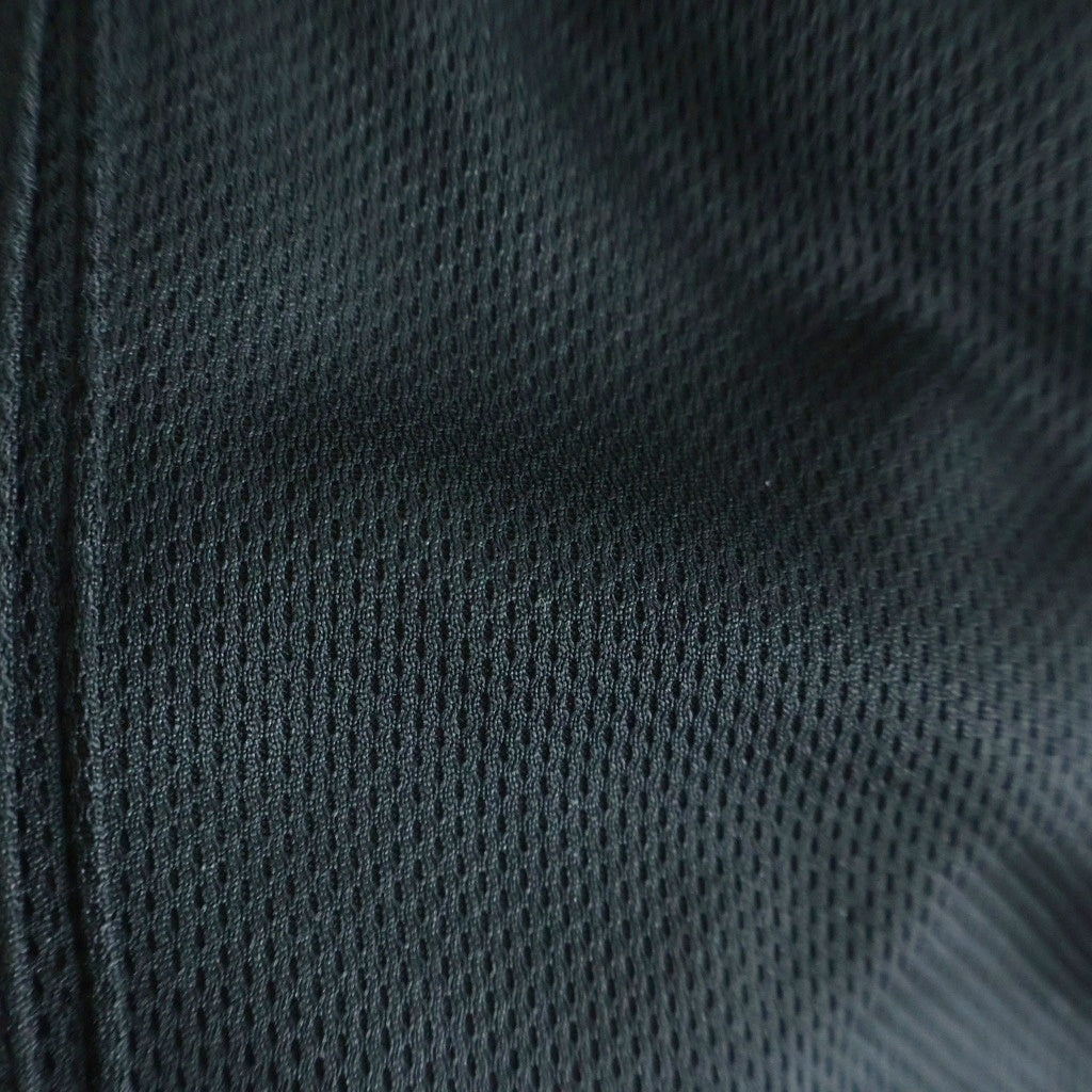CHROME HEARTS(クロムハーツ) TRACK PANTS クロスボール レザー切替 メッシュトラックパンツ ブラック