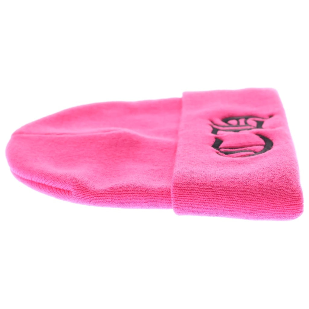 CHROME HEARTS(クロムハーツ) 24AW CH Logo Embroidery Acrylic Beanie CHロゴ刺繍ビーニー ニット帽 帽子 ピンク レディース