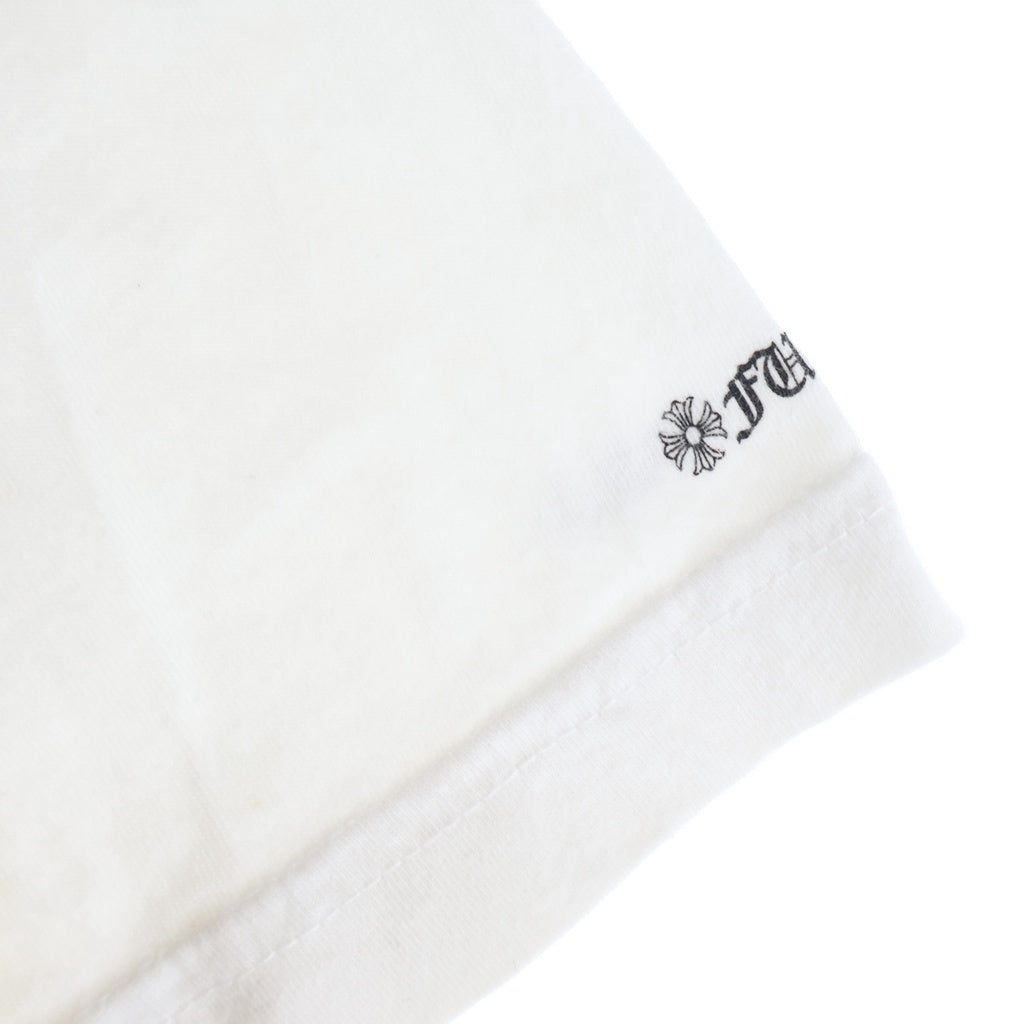 CHROME HEARTS(クロムハーツ) HORSESHOE S/S TEE ホースシュープリント ポケット半袖Tシャツ カットソー ホワイト