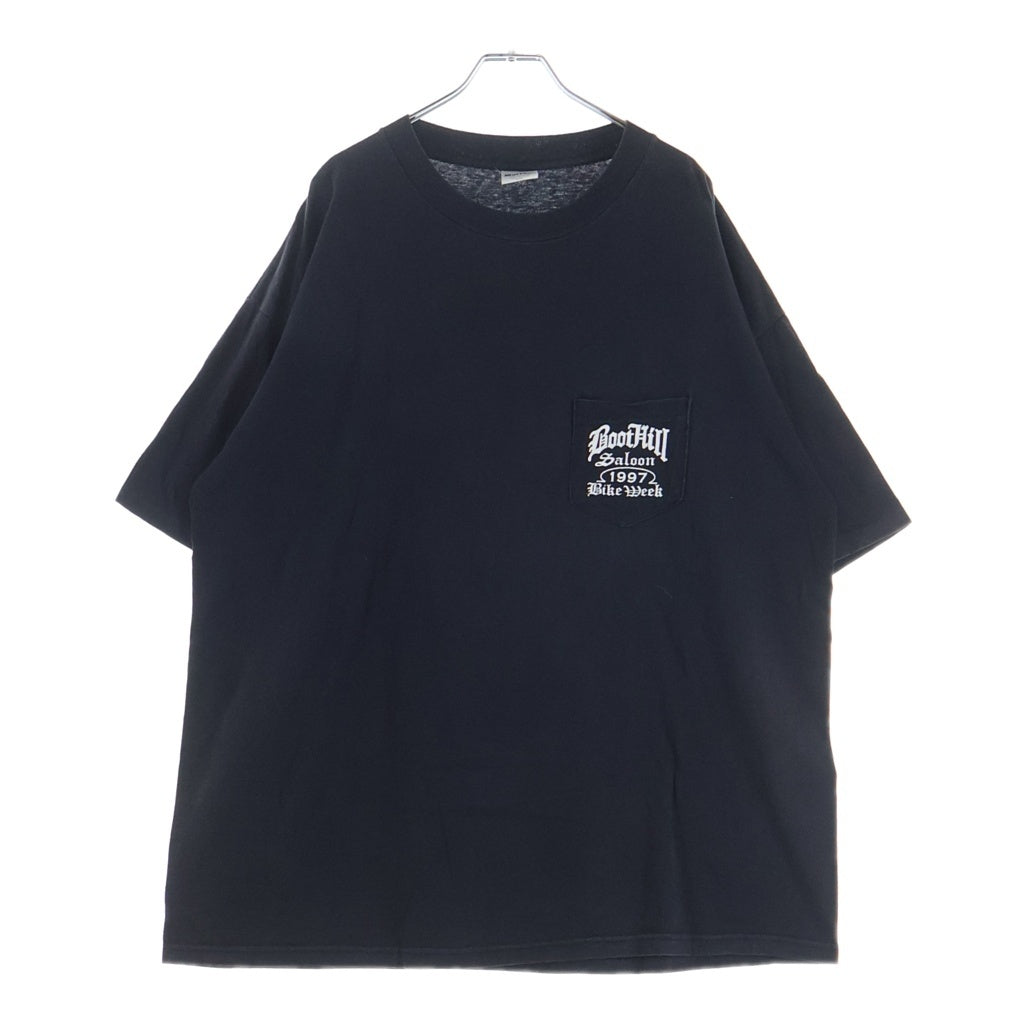 VINTAGE(ヴィンテージ) 90s BOOTHILL SALOON SORAYAMA BIKEWEEK 1997 TEE ベック バンド 半袖Tシャツ カットソー ブラックー
