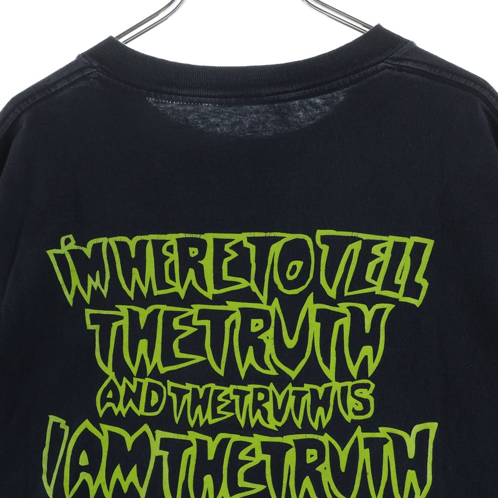 VINTAGE(ヴィンテージ) 90s JESUS SON OF MAN MARILYN MANSON PARODY BOOTLEG TEE ジーザス マンソンパロ ブートレグ 半袖Tシャツ カットソー ブラック