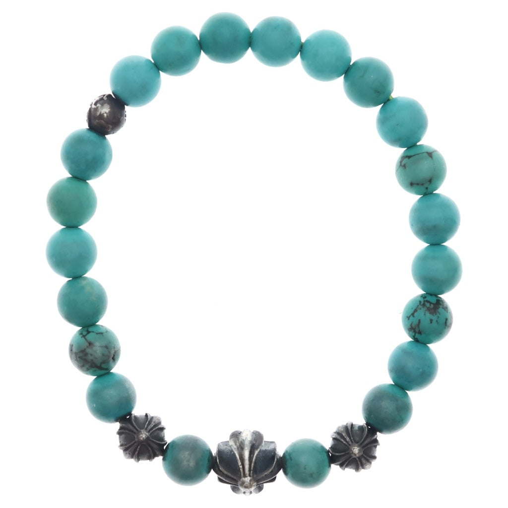 CHROME HEARTS(クロムハーツ) 8mm BEAD 8mm ビーズブレス BEAD 8mm ビーズブレスレット ターコイズ ブルー