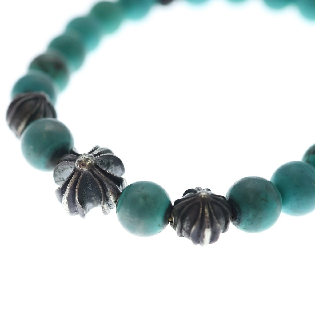 CHROME HEARTS(クロムハーツ) 8mm BEAD 8mm ビーズブレス BEAD 8mm ビーズブレスレット ターコイズ ブルー