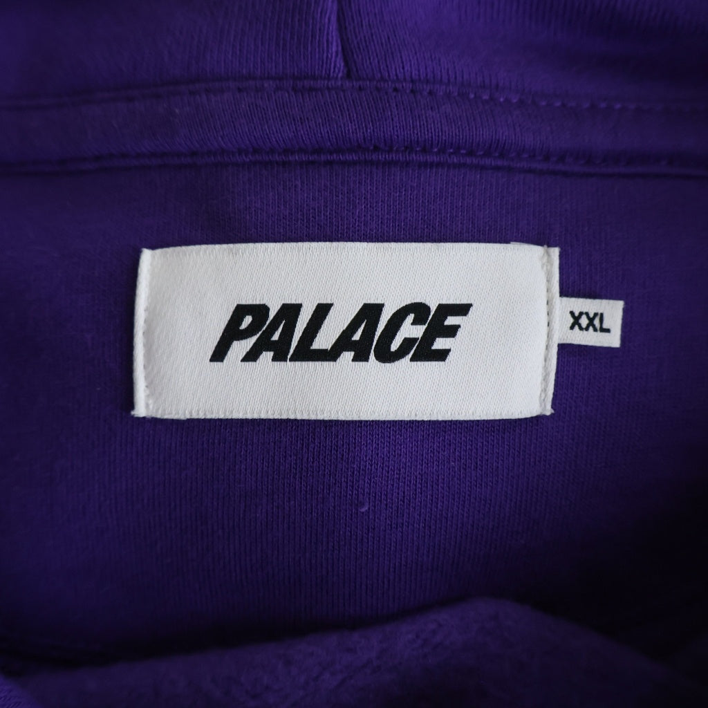 Palace Skateboards(パレススケートボーズ) 25SS SMOKED HOOD スカルスモークプリント プルオーバーフーディー パープル