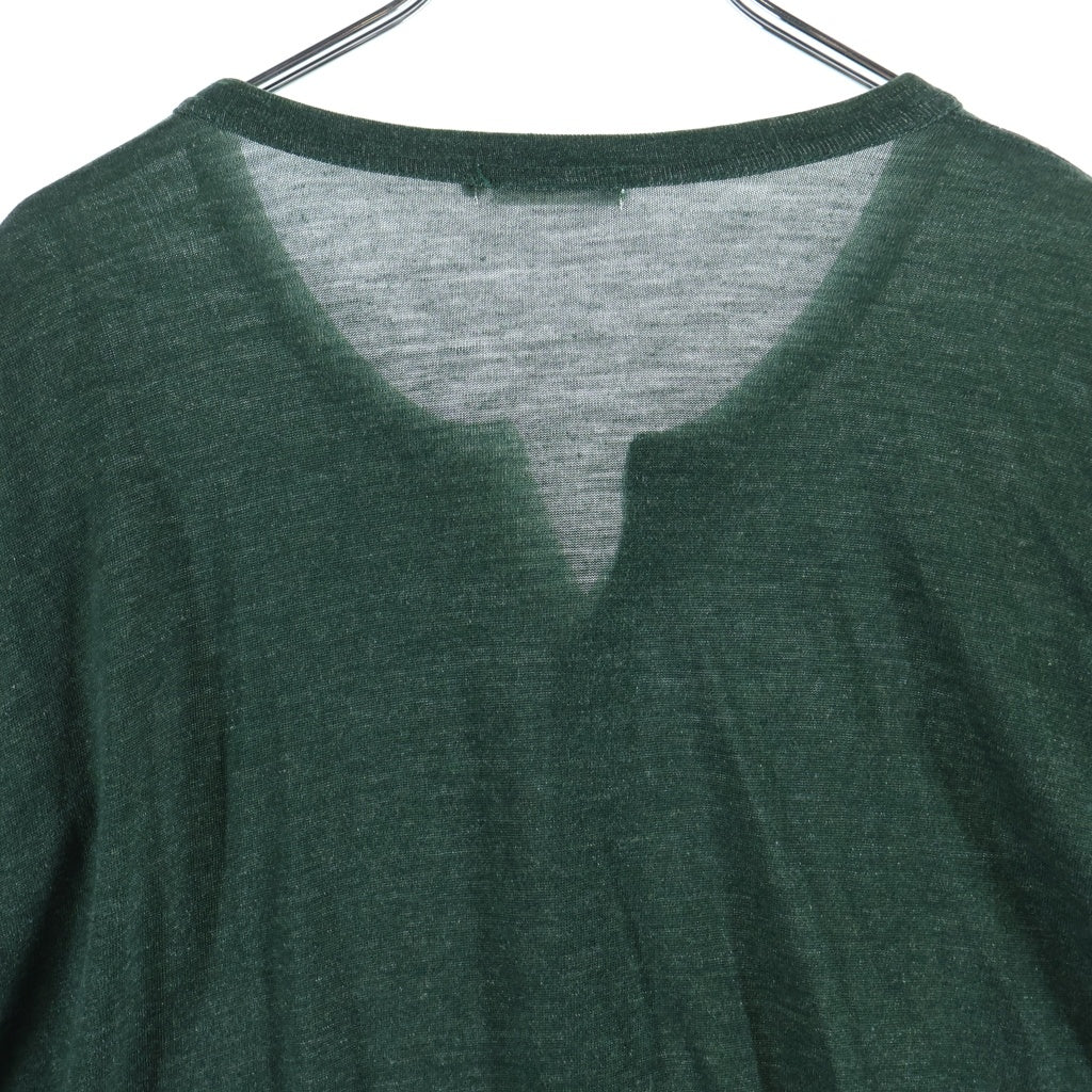 COMME des GARCONS HOMME(コムデギャルソンオム) Long Sleeve Tee 田中オム バイカラー ロングスリーブ 長袖Tシャツ グリーン/グレー