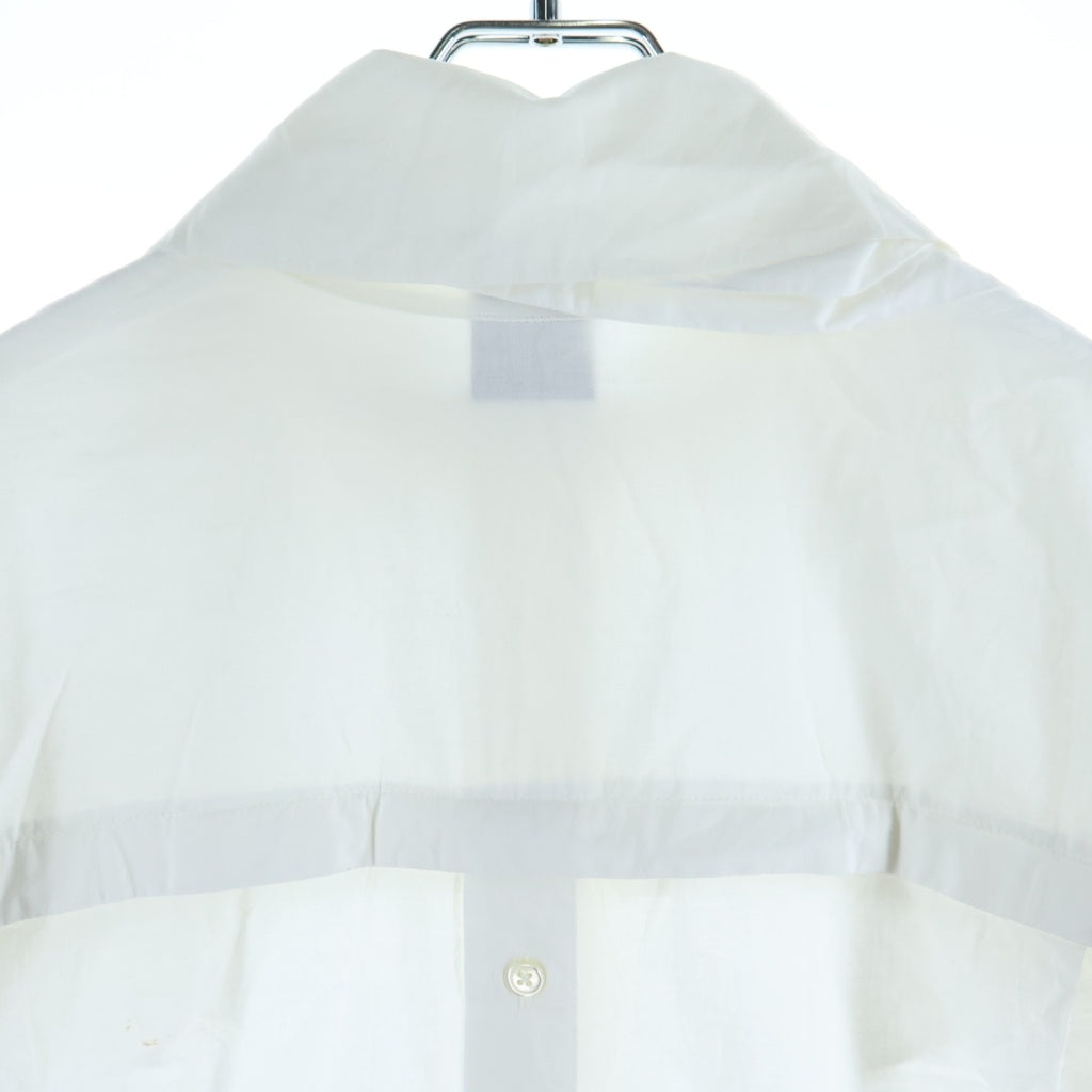 ANN DEMEULEMEESTER(アンドゥムルメステール) Long Sleeve Shirt ロングシャツ 長袖シャツ ホワイト レディース