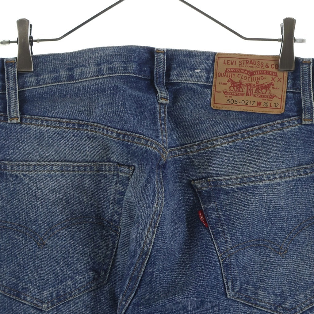 Levi's(リーバイス) 70s VINTAGE 505-0217 BIG E後期 ヴィンテージ 両面BIG E ボタン裏無 ジップフライ デニムパンツ インディゴ