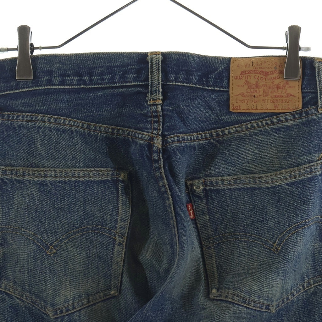 Levi's(リーバイス) 00-90s VINTAGE Replica 501XX ヴィンテージ 両面BIG E 紙パッチ ボタン裏555 ボタンフライ バレンシア工場 復刻 デニムパンツ インディゴ