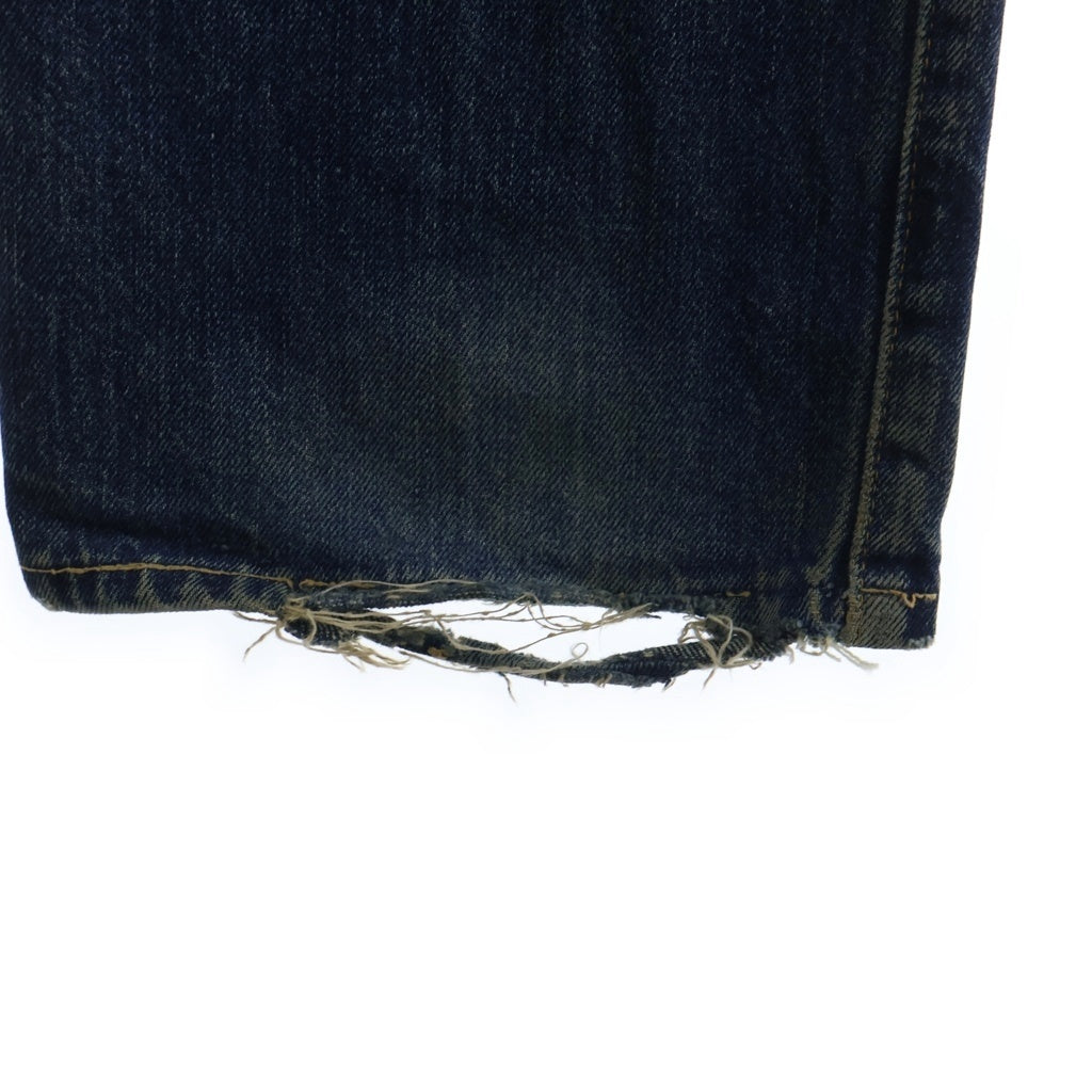 Levi's(リーバイス) 00-90s VINTAGE Replica 501XX ヴィンテージ 両面BIG E 紙パッチ ボタン裏555 ボタンフライ バレンシア工場 復刻 デニムパンツ インディゴ