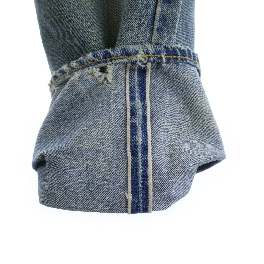 Levi's(リーバイス) 70s VINTAGE 501 66前期 ヴィンテージ 両面スモールe 不均等V ボタン裏6 ボタンフライ デニムパンツ インディゴ