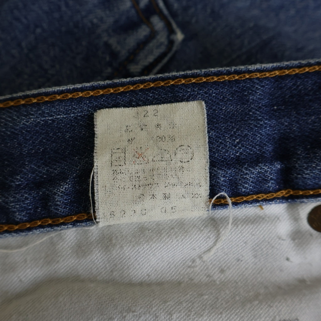 Levi's(リーバイス) 90-00s VINTAGE Replica 504Z 60sMODEL ヴィンテージ レプリカ 両面BIG E ボタン裏J24 ジップフライ オフセット デニムパンツ インディゴ