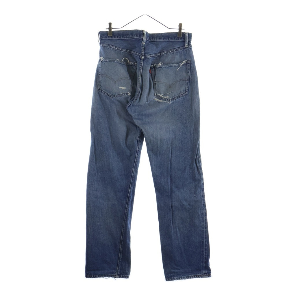 Levi's(リーバイス) 70s VINTAGE 501 66前期 ヴィンテージ 両面スモールe 不均等V ボタン裏2 ボタンフライ デニムパンツ インディゴ