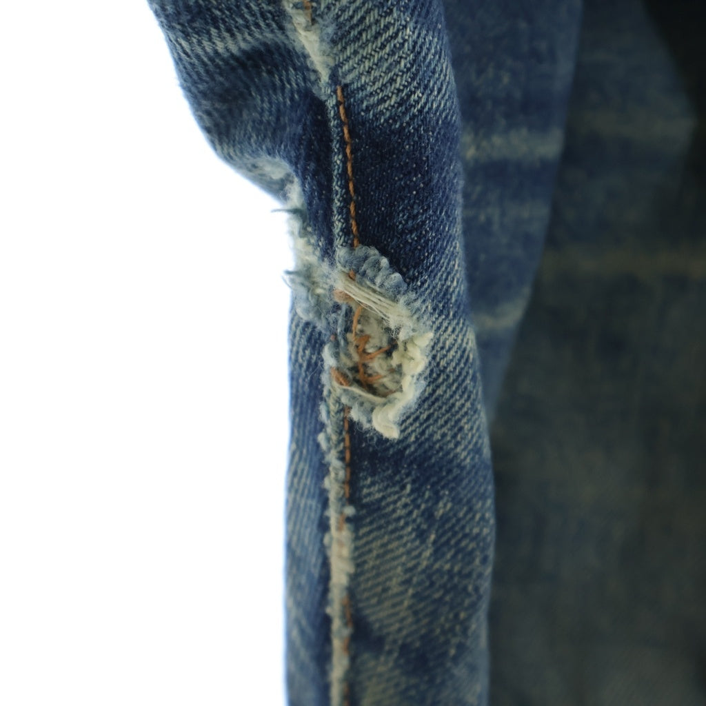 EVISU(エビス) 00s No.1 SPECIAL 2001 Denim Pants ボタンフライ ペイント デニムパンツ インディゴ