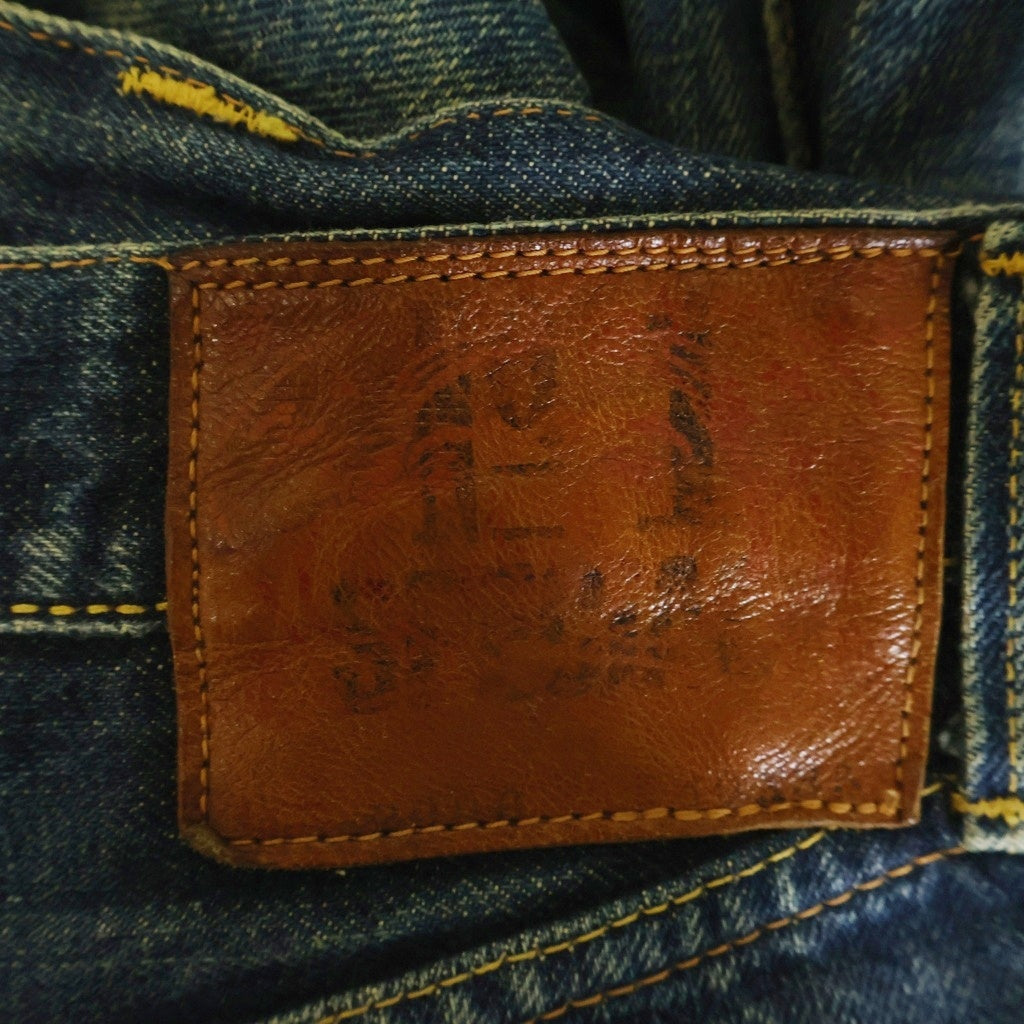 EVISU(エビス) 00s No.1 SPECIAL 2001 Denim Pants ボタンフライ ペイント デニムパンツ インディゴ