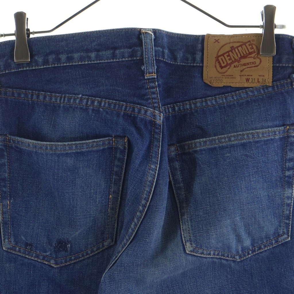 DENIME(ドゥニーム) KYOTO Denim Pants 京都モデル ボタンフライ デニム パンツ インディゴ