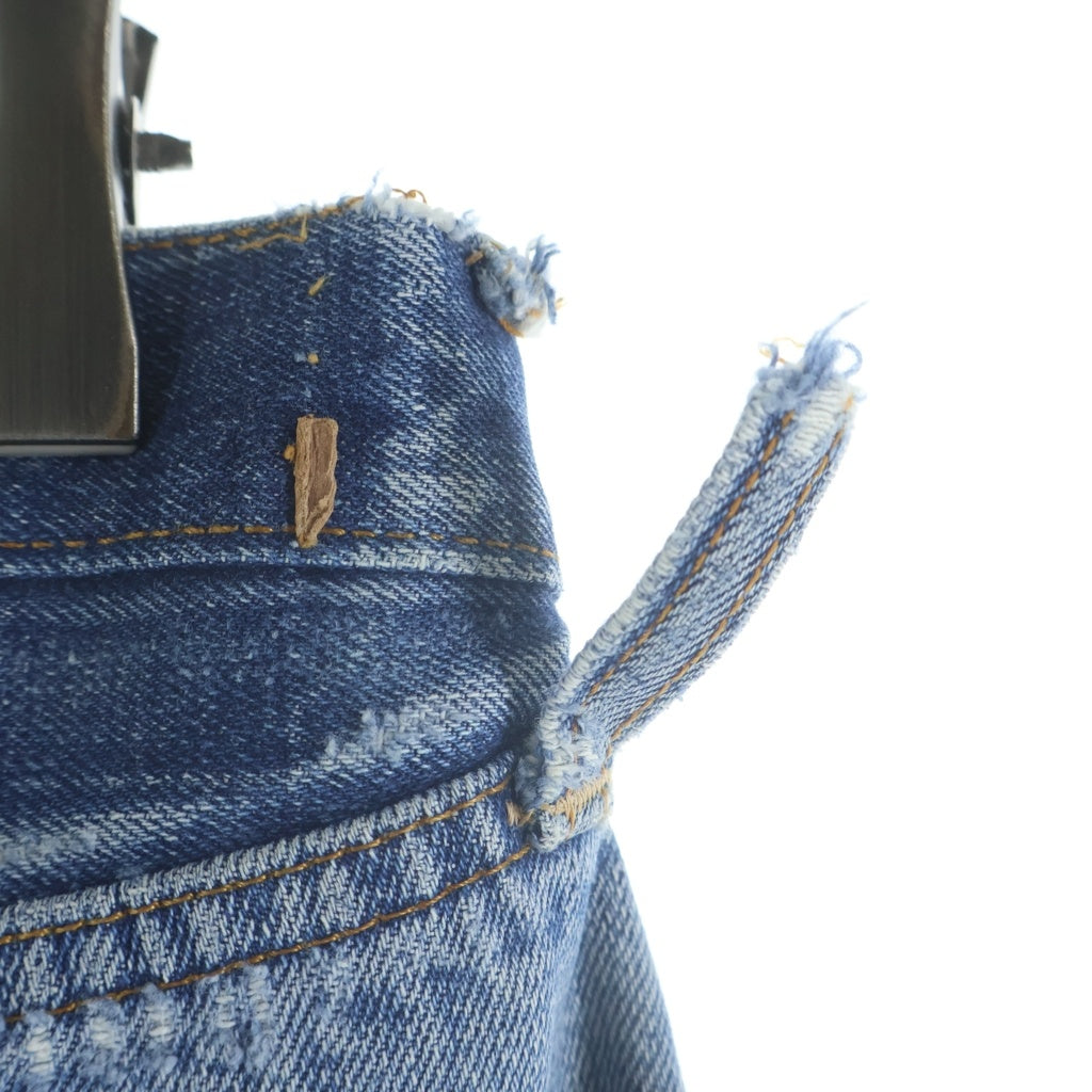 Levi's(リーバイス) 70s VINTAGE 501 BIG E後期 ヴィンテージ 両面BIG E 不均等V ボタン裏6 ボタンフライ デニムパンツ インディゴ