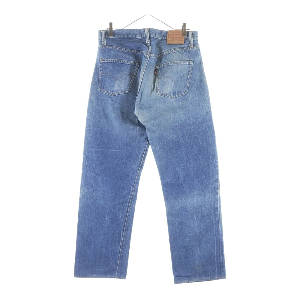 Levi's(リーバイス) 70s VINTAGE 501 66後期 ヴィンテージ 両面スモールe 不均等V ボタン裏6 ボタンフライ デニムパンツ インディゴ
