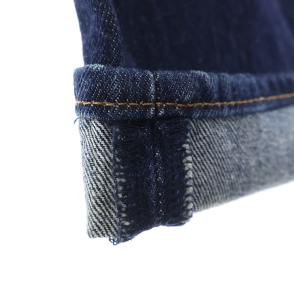 Levi's(リーバイス) 00s 501 66前期 Replica 両面スモールe 不均等V ボタン裏3498 ボタンフライ 復刻 デニムパンツ インディゴ