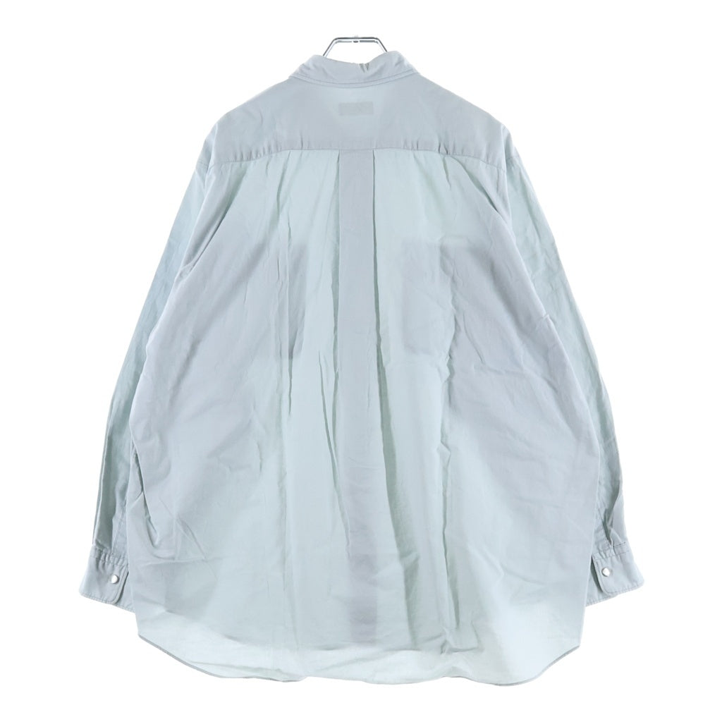 COMME des GARCONS HOMME(コムデギャルソンオム) 90s Archive 田中オム L/S Oversize Shirt オーバーサイズ長袖シャツ ライトグレー