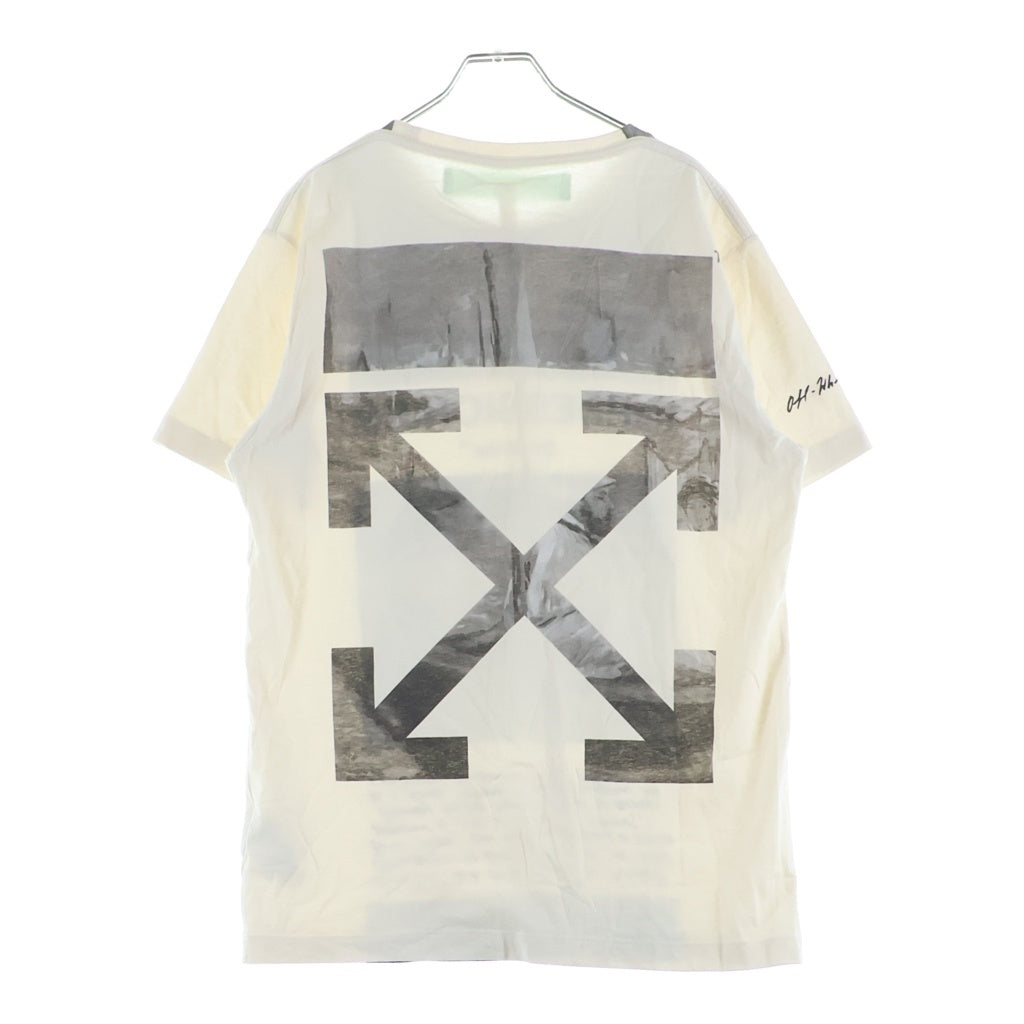 OFF-WHITE(オフホワイト) 19SS Newspaper T-Shirt 半袖Tシャツ ホワイト OMAA027R19185013