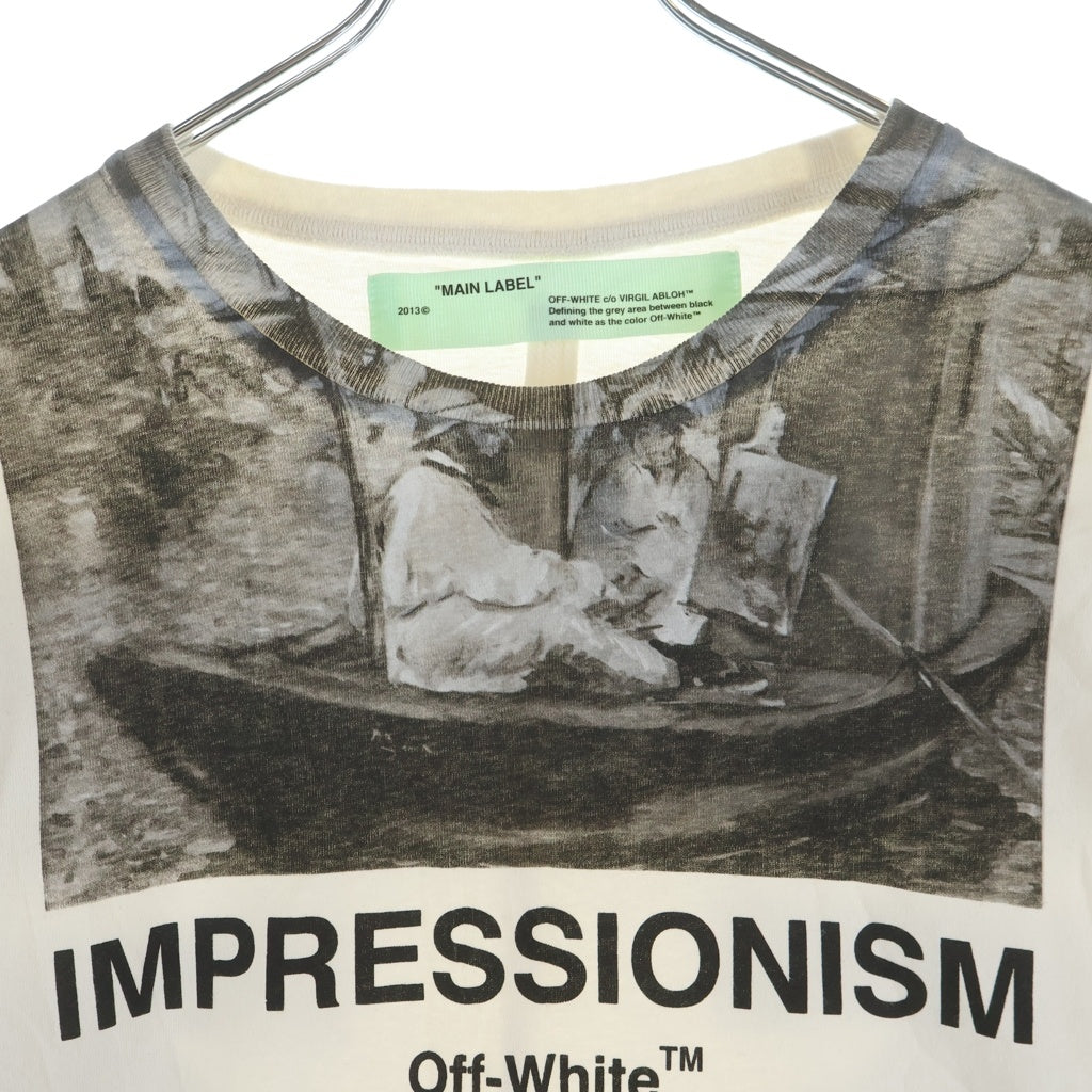 OFF-WHITE(オフホワイト) 19SS Newspaper T-Shirt 半袖Tシャツ ホワイト OMAA027R19185013