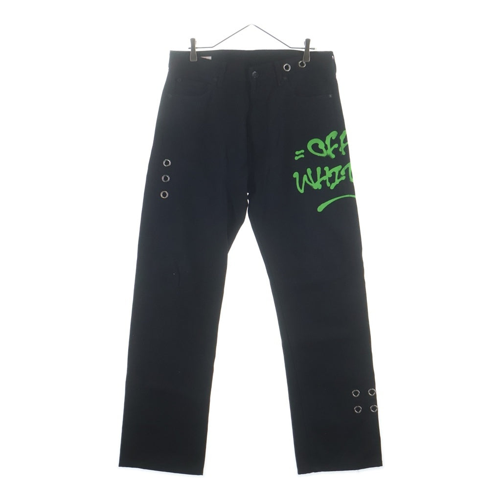 OFF-WHITE(オフホワイト) 22SS Camo Skate Jean カモスケートジーン デニムパンツ ブラック OMYA138S22DEN001