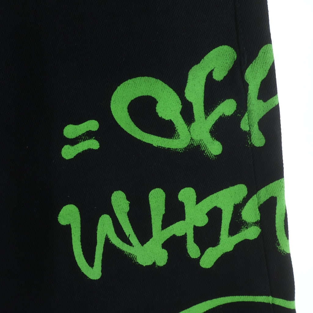 OFF-WHITE(オフホワイト) 22SS Camo Skate Jean カモスケートジーン デニムパンツ ブラック OMYA138S22DEN001
