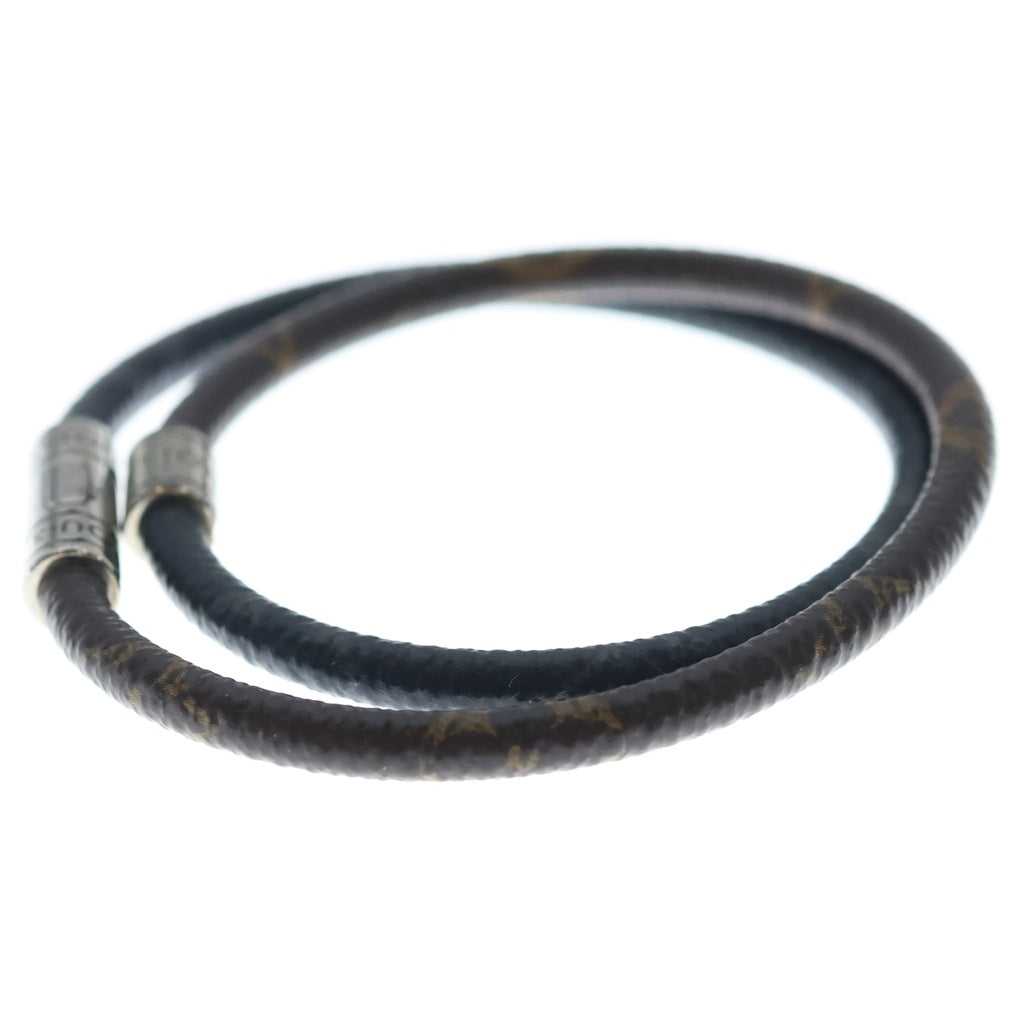 LOUIS VUITTON(ルイヴィトン) ブラスレ キープ イット レザーブレスレット ブラウン M6555E