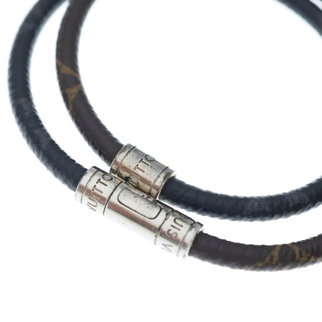 LOUIS VUITTON(ルイヴィトン) ブラスレ キープ イット レザーブレスレット ブラウン M6555E