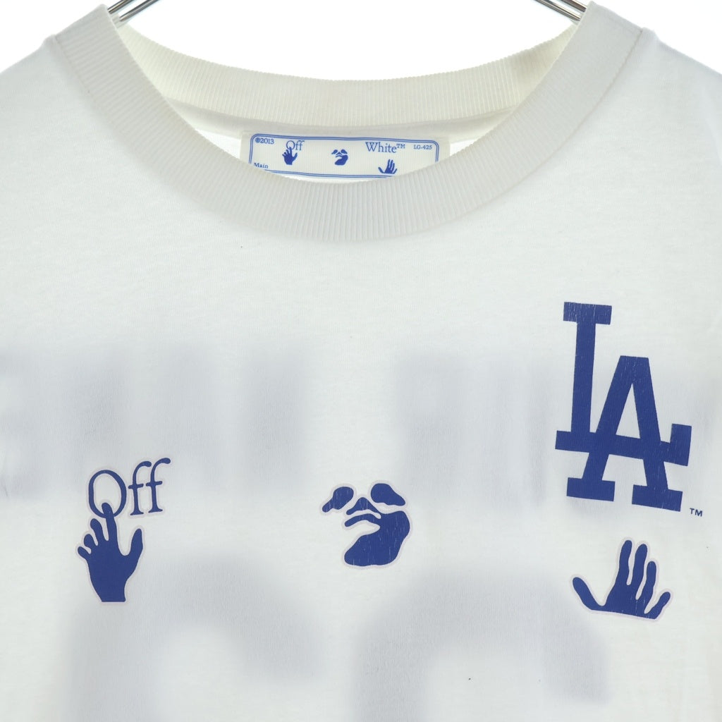 OFF-WHITE(オフホワイト) 21AW Back Numbered T-Shirt バック刺繍 半袖Tシャツ ホワイト OMAA027G21JER009