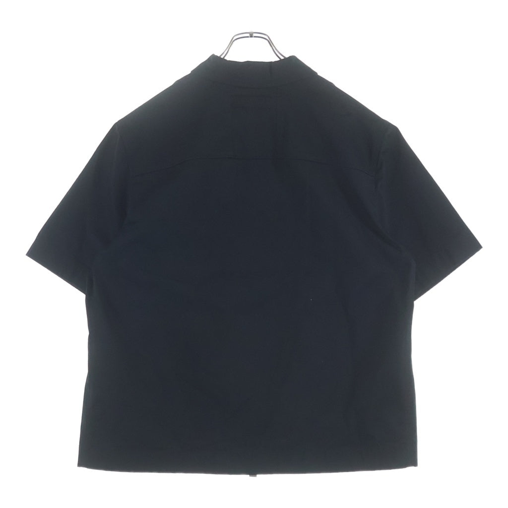 1017 ALYX 9SM(アリクス) Phantom Logo S/S Zip Shirt ジップアップ 半袖シャツ ブラック