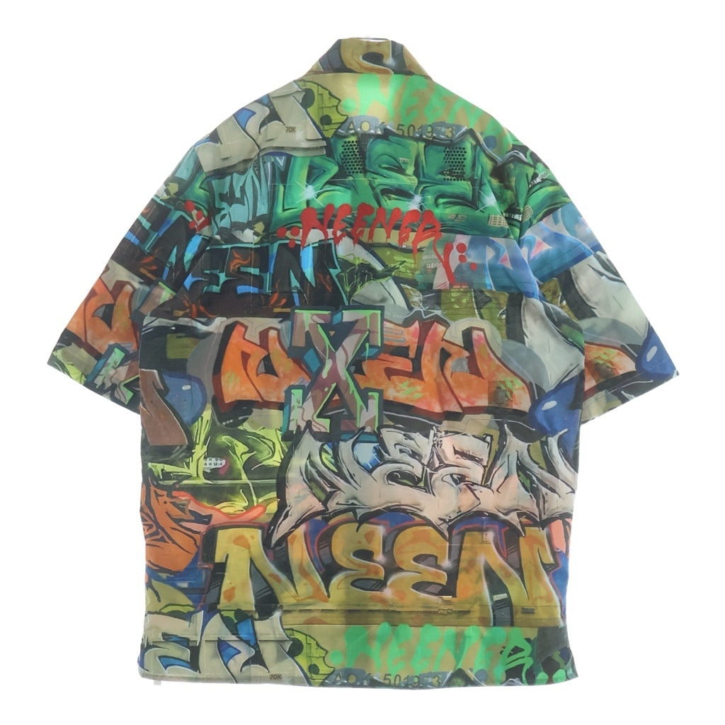 OFF-WHITE(オフホワイト) 22SS Neen S/S Shirts 総柄半袖シャツ 開襟シャツ マルチ OMGA216S22FAB001