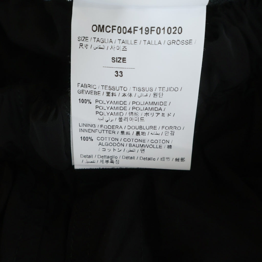 OFF-WHITE(オフホワイト) 19AW Cargo Pants ナイロンカーゴパンツ ブラック OMCF004F19F01020