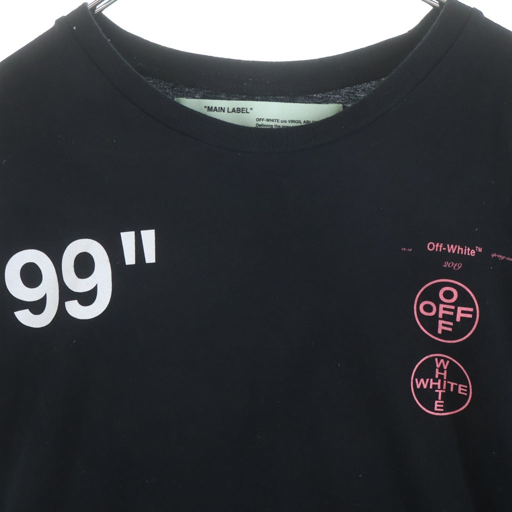 OFF-WHITE(オフホワイト) 19SS Boat S/S T-Shirt 半袖Tシャツ ブラック OMAA038R19185011