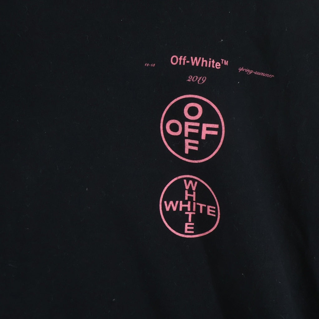 OFF-WHITE(オフホワイト) 19SS Boat S/S T-Shirt 半袖Tシャツ ブラック OMAA038R19185011