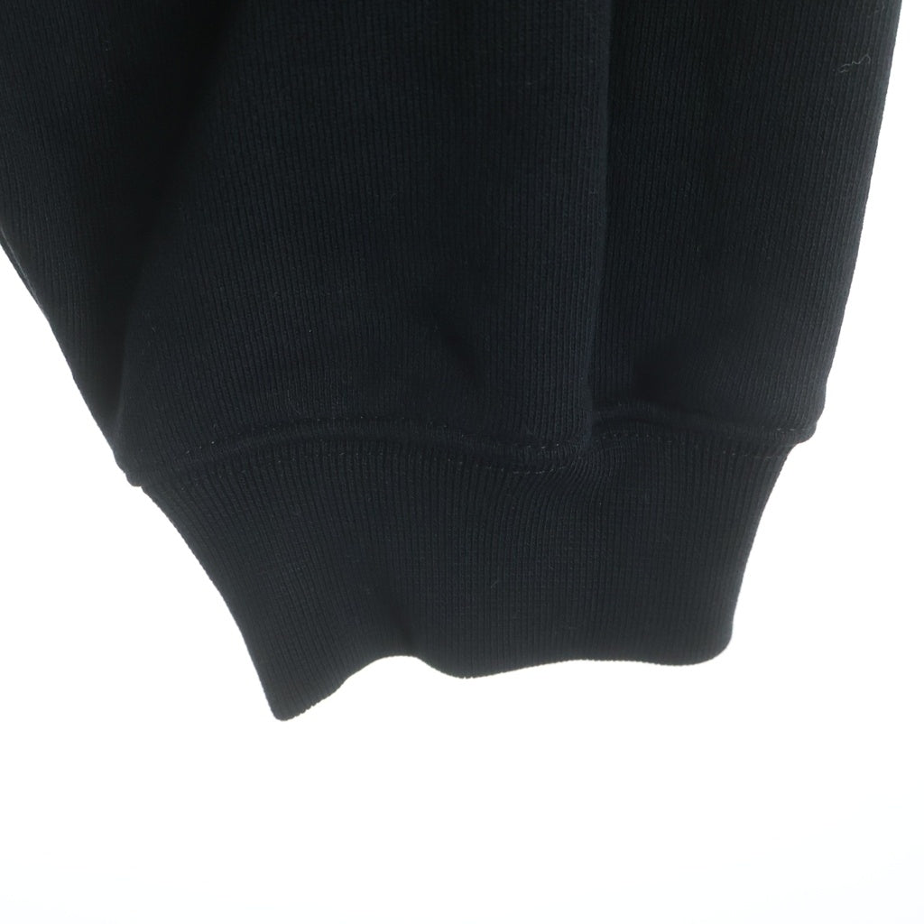 VTMNTS(ブイティーエムエヌティーエス) College Sweatshirt カレッジロゴ クルーネックスウェットトレーナー ブラック VL12TR160B