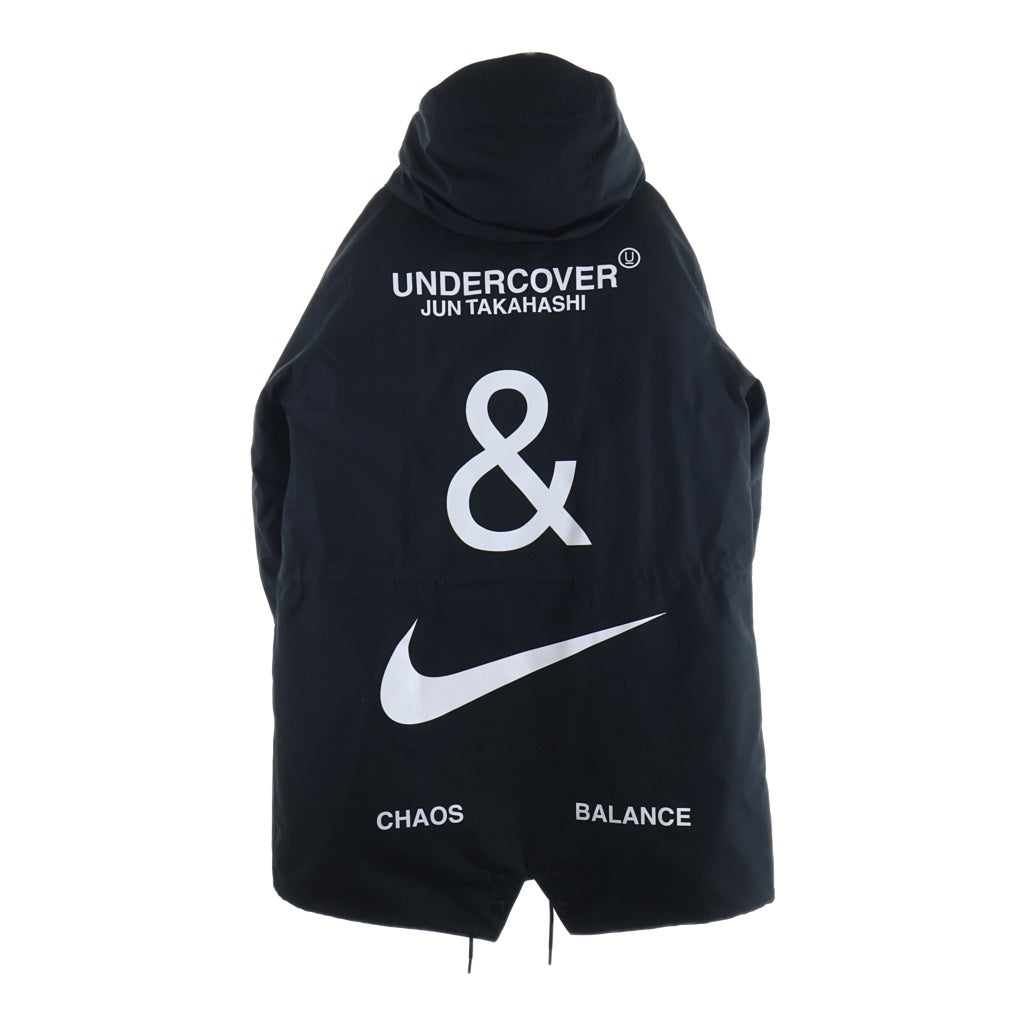 UNDERCOVER(アンダーカバー) ×NIKE 3-LAYER FISHTAIL PARKA ナイキ レイヤード ダウンジャケット マウンテンパーカー ブラック CD7523-010